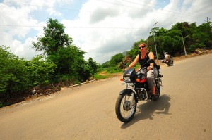 Random German lady living in India...for riding with me into the countryside of Udaipur. 7/20/10
